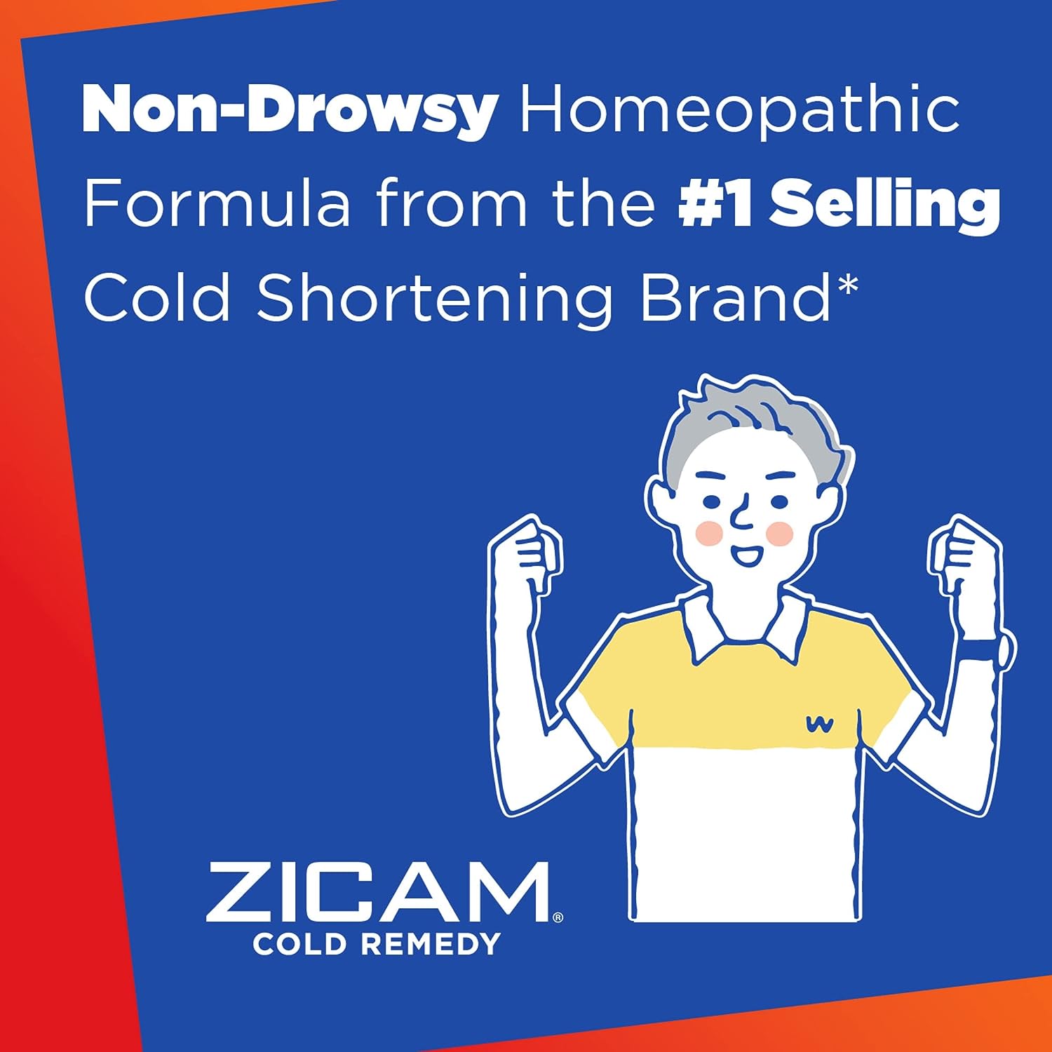 Zicam Ultra Cold Remedy Zinc Rapidmelts, Orange Cream Flavor, Homeopathic, Cold Shortening Medicine, Shortens Cold Duration, Sugar-Free, Dye-Free, 18 Count : Health & Household