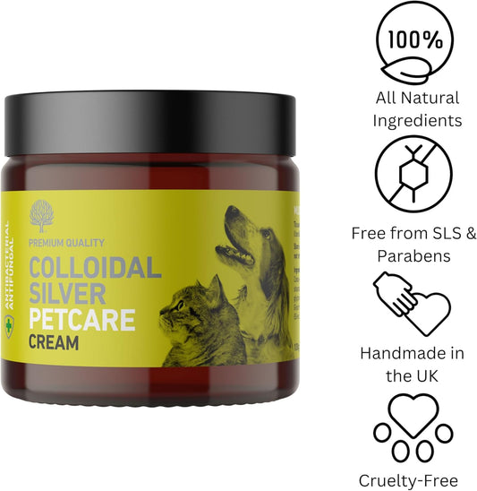 Nature'S Greatest Secret Antibacterial Soothing Premium Quality Colloidal Silver Petcare Cream 100G