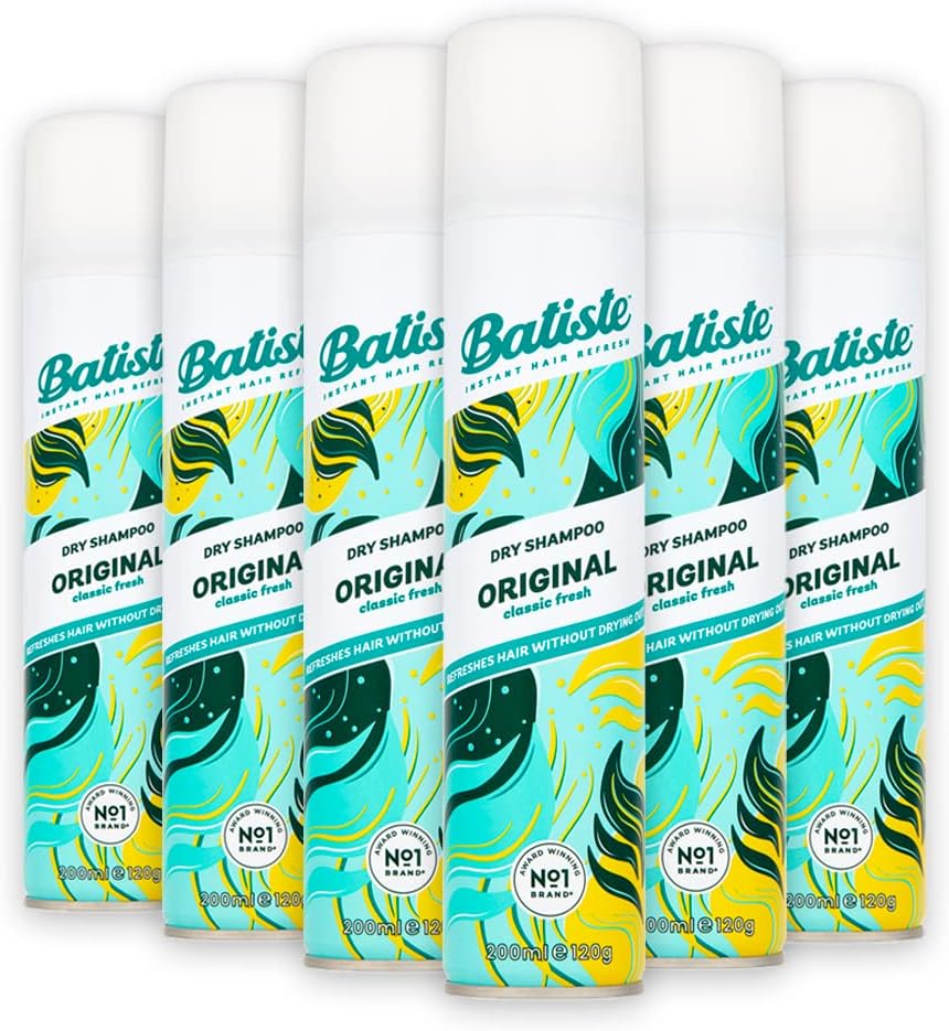 Batiste Dry Shampoo Original 350Ml, Fresh & Clean Fragrance, No Rinse Spray To Refresh Hair In Between Washes