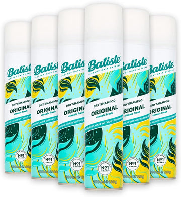 Batiste Dry Shampoo Original 350Ml, Fresh & Clean Fragrance, No Rinse Spray To Refresh Hair In Between Washes