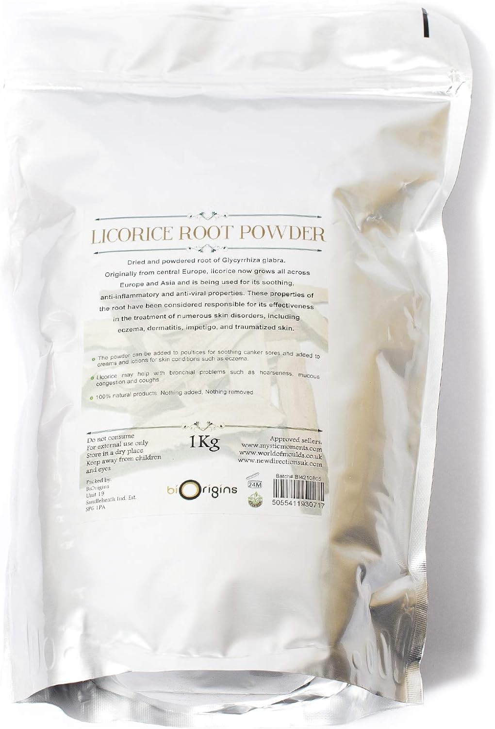 Mystic Moments Licorice Root Powder 1Kg : Amazon.co.uk: Health & Personal Care