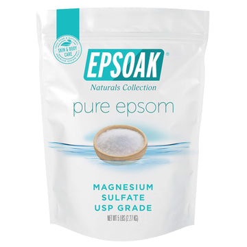 Epsoak Epsom Salt 5 Lbs. Magnesium Sulfate Usp