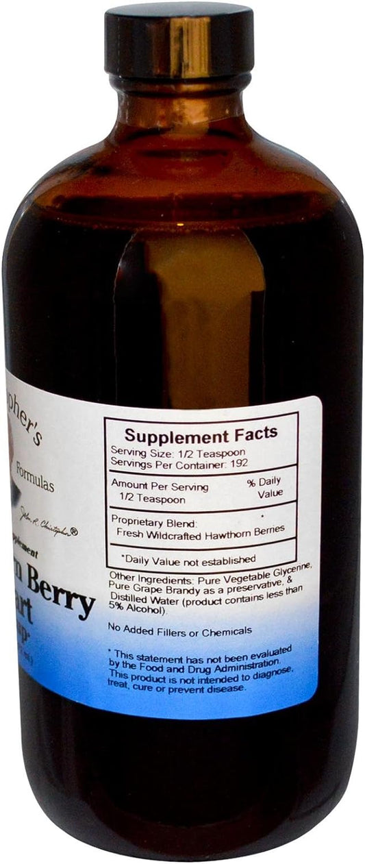 Dr. Christophers Formulas Hawthorn Berry Heart Syrup, 1