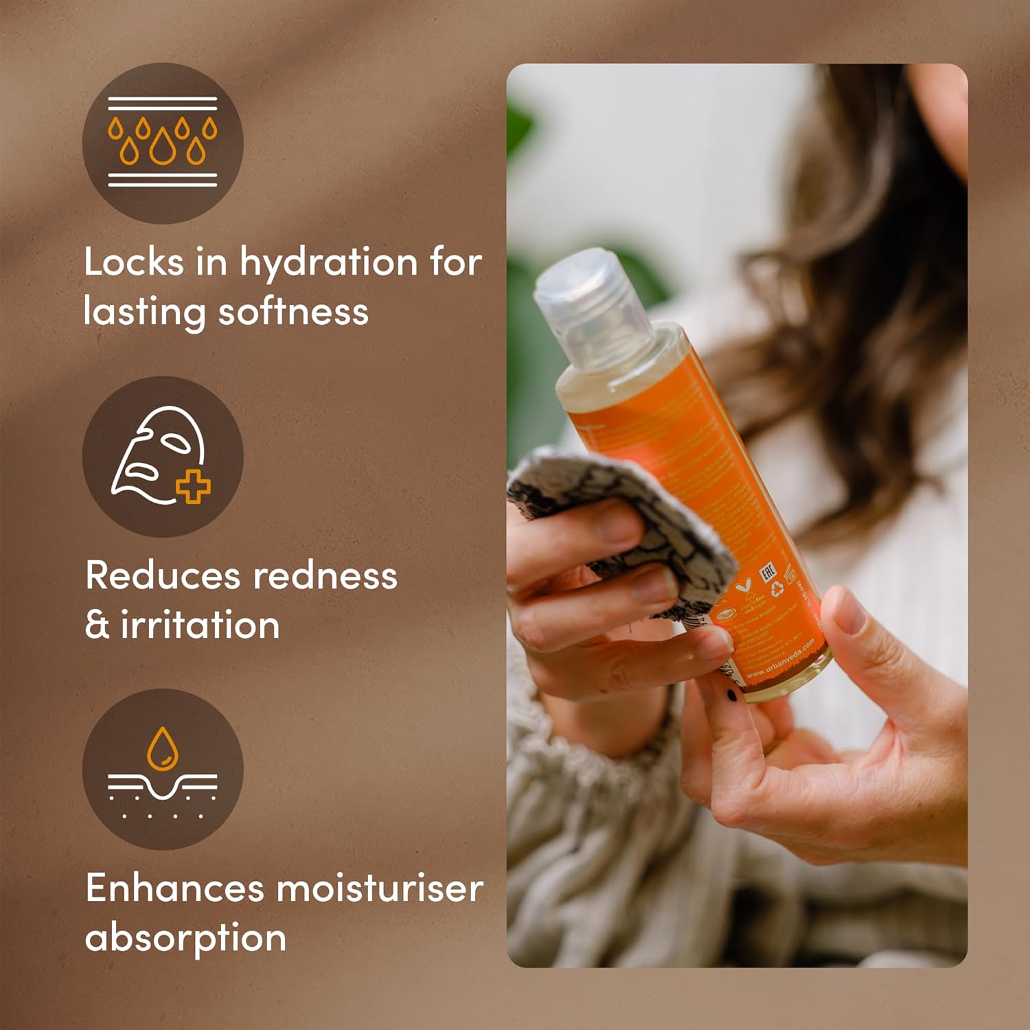 Urban Veda Soothing Hydrating Face Toner | Soothing and Calming| for Dry, Mature, Sensitive & Inflamed Skin | Contains Sandalwood, Organic Aloe Vera & Rose Water |Daily Simple Toner for face |150 ML : Amazon.co.uk: Beauty