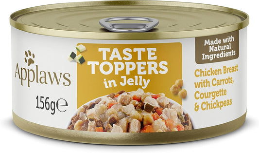 Applaws Natural Wet Dog Food Tins, Grain Free Chicken with Vegetables in Jelly, 156g (Pack of 12)?TT3110CE-A