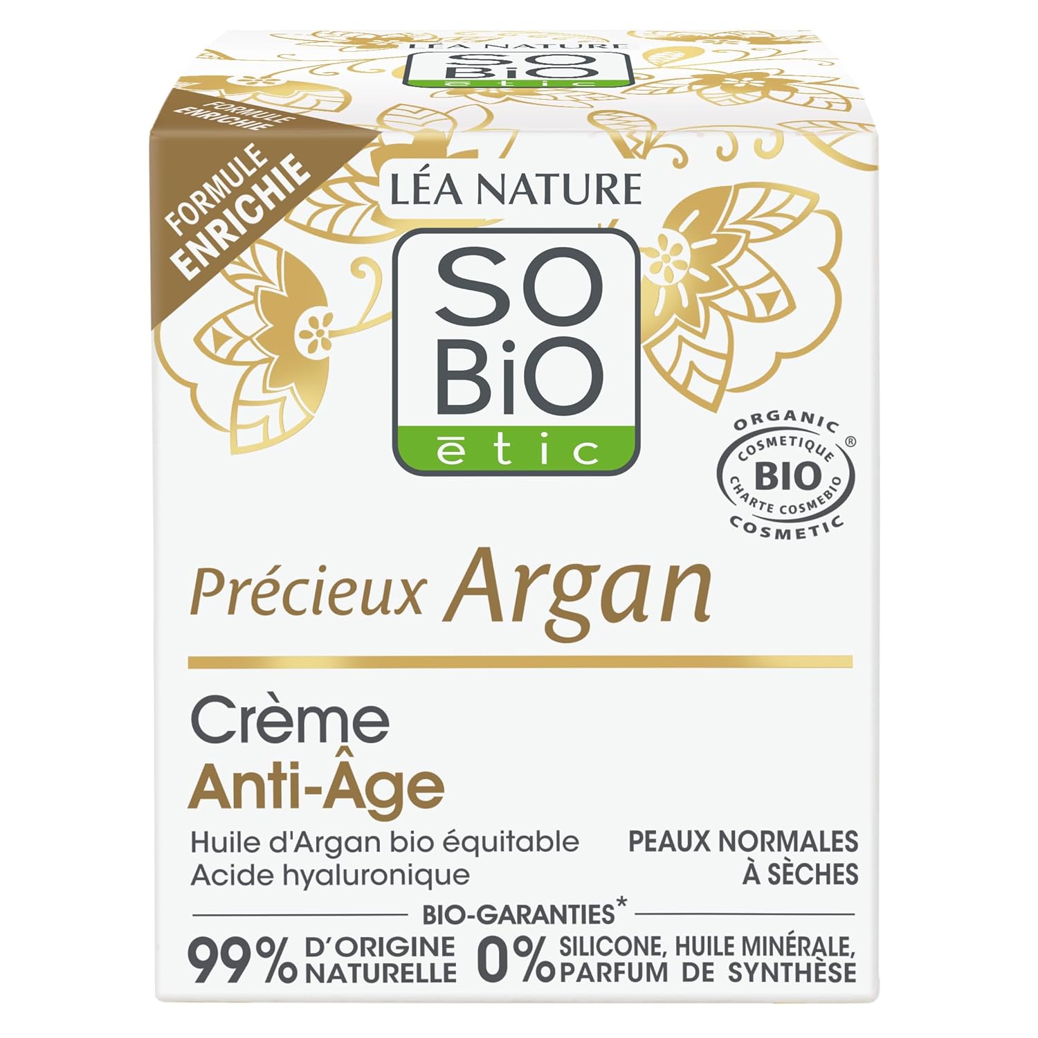 So’Bio Étic Argan Anti-Age Day Cream Sobio 50Ml : Beauty & Personal Care