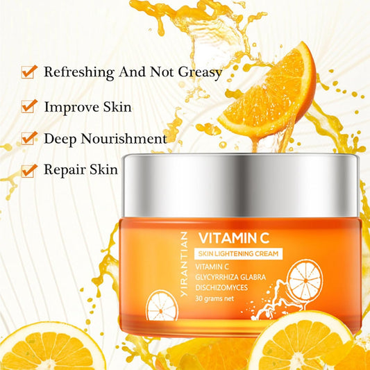 Vitamin C Face Cream – Hyaluronic Acid And Vitamin C&E,Face Moisturiser For Women,Anti Aging&Wrinkle,Natural Skin Care Hydrate,Plump,Brightening Skin Care Lighten Dark Spots Erase Fine Lines (2Pcs)