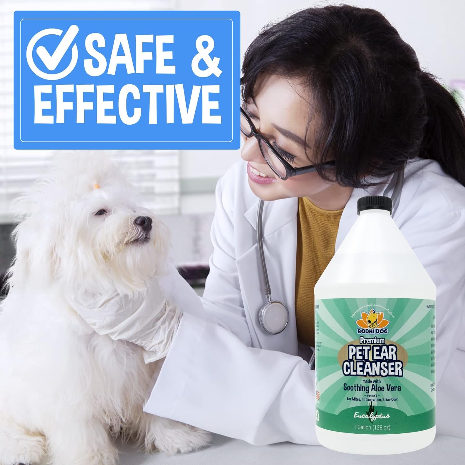Bodhi Dog Ear Cleaner Solution for Dogs and Cats | Aloe Vera Cleaning Treatment for Ear Treatment | Gentle Cleanser for Ears : Pet Supplies
