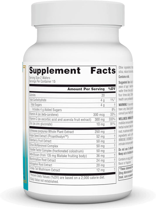 Source Naturals Wellness Immune Chewable Defense Complex* - 30 Chewables Wafers