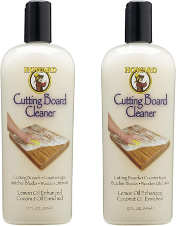 Howard Products CBC012 Cutting Board Cleaner, 12 oz (2)