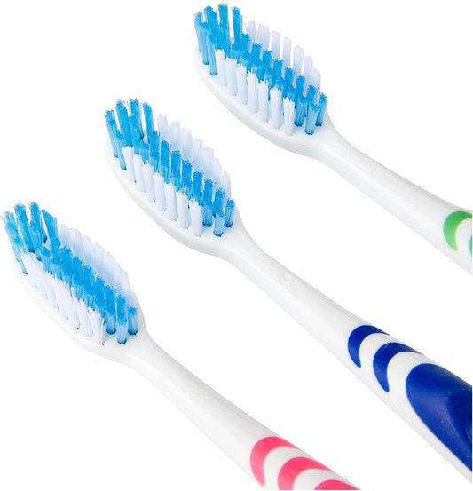 Wisdom Regular Fresh Plus Firm Toothbrushes - Triple Pack