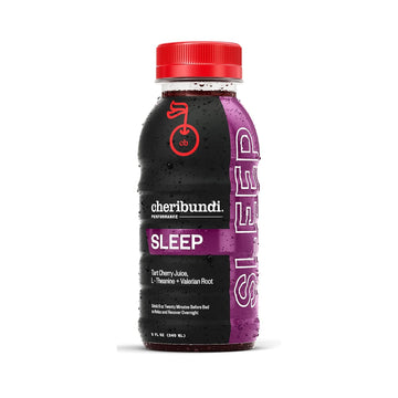 Cheribundi Sleep Tart Cherry Juice - Formulated For For Deeper Sleep - Fight Inflammation And Support Muscle Recovery - Post Workout Recovery Drinks For Runners, Cyclists And Athletes - 8 Oz, 12 Pack