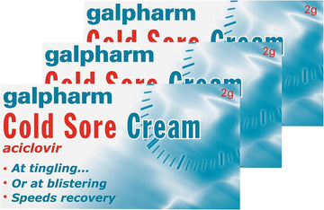 Galpharm Cold Sore Cream 2G X 3 Packs
