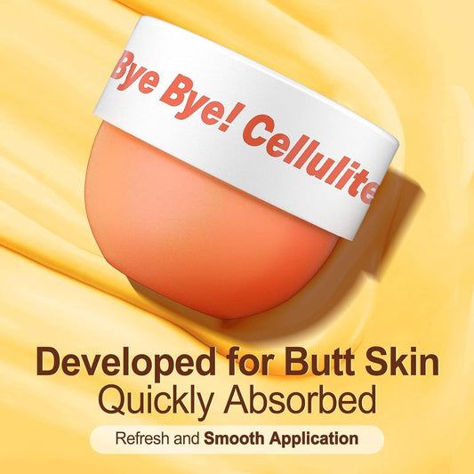 Body Cream, For Butt, Thighs, Body Sculpting Workout Skin Tightening Infused With Caffeine & Green Tea 5.5 Oz