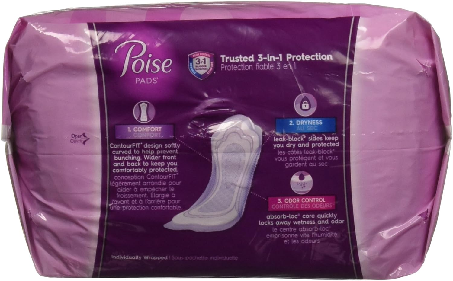 Poise Ultimate Long Pads,27 Count (Pack of 2) : Health & Household