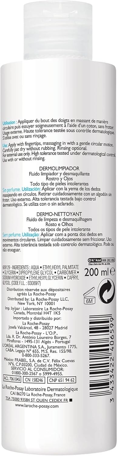 La Roche Posay Toleriane Clenasing Face And Eyes - 389 Gr