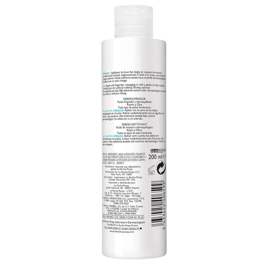 La Roche-Posay Toleriane Dermo Face Cleanser For Face & Eyes, Gentle Face Wash And Makeup Remover, Milky Texture, Fragrance Free, Preservative Free