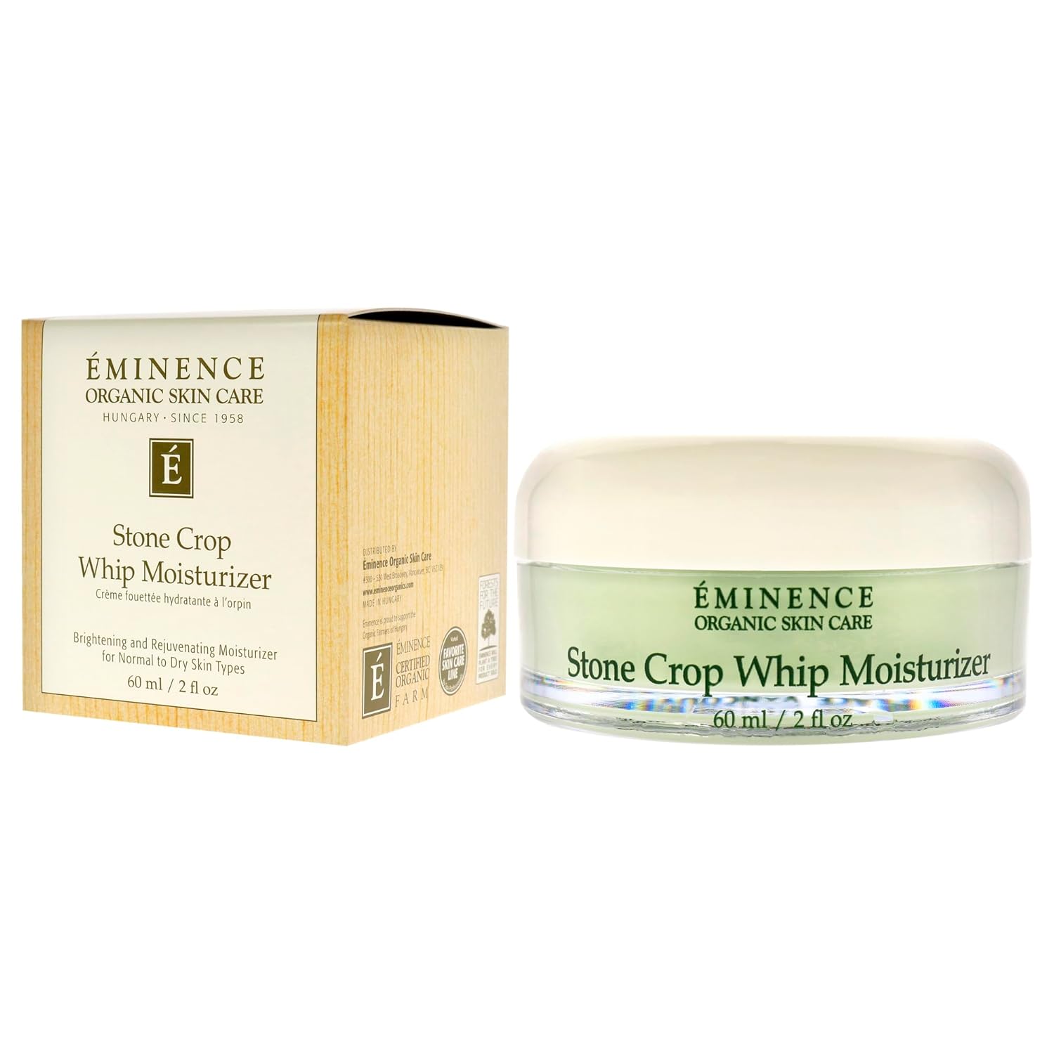 Eminence Organic Stone Crop Whip Moisturizer, 2 Fl.Oz : Beauty & Personal Care