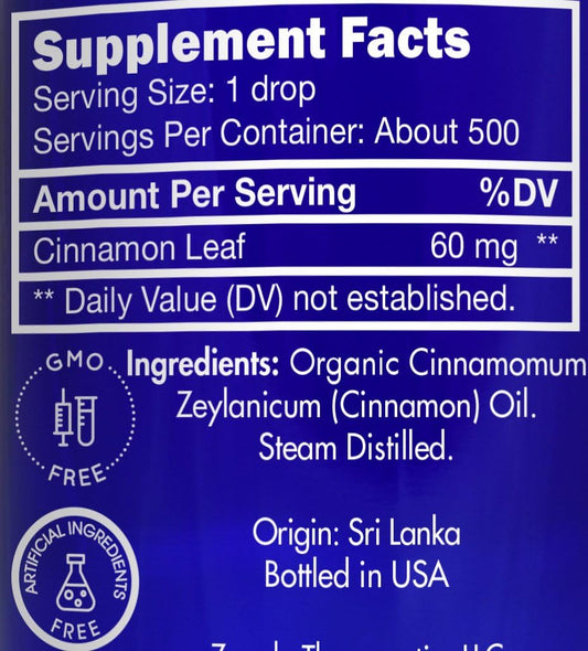 Organic Cinnamon Essential Oil By Zongle – 100% Pure Natural, Therapeutic & Food Grade For Candy, Pine Cones, Diffuser, Cooking, Baking, Edible – 1 Oz