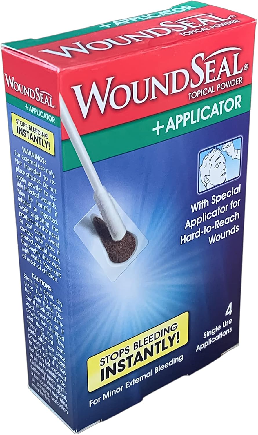 Wound Seal With 4 Applicators And Powders