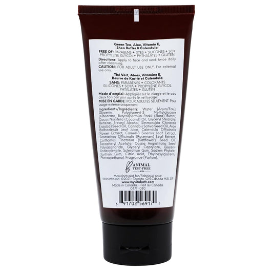 Vitabath Men'S Reviving Face Cream Moisturizer - Hydrating Moisturizing Skincare For Him Helps Replenish Dry Skin & Reduce The Look Of Wrinkles, Bags, Fine Lines - Lime & Cedarleaf - 6 Fl Oz