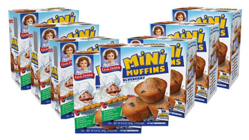 Little Debbie Blueberry Mini Muffins, 40-1.7 OZ Pouches (8 Boxes)