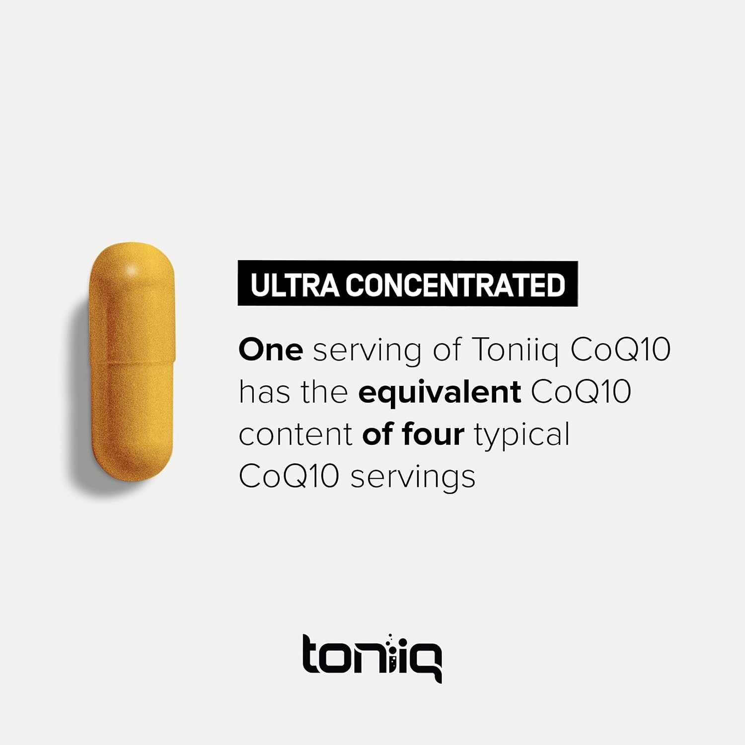 Ultra High Purity CoQ10 400mg - 98% Purified Third-Party Tested CoQ10 Supplement with MCT Oil for Added Bioavailability - High Absorption Coenzyme Q10 -Bioavailable Supplement -120 Veggie Capsules TQ : Health & Household