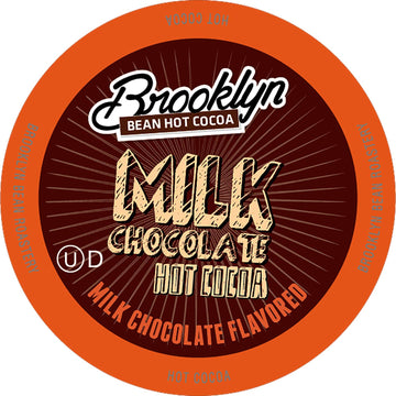 Brooklyn Beans Milk Chocolate Hot Cocoa Pods, Compatible With 2.0 K-Cup Brewers, 40 Count