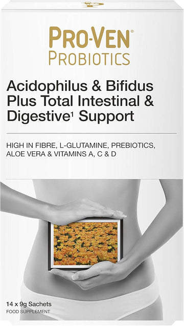 Proven Probiotics Acidophilus And Bifidus Plus Intestinal And Digestive Support - Pack Of 14
