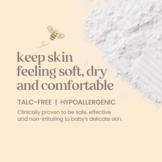 Burt'S Bees Baby Dusting Powder, Talc Free And Hypoallergenic For Safe And Gentle Comfort, 100% Natural Origin, Pediatrician Tested, 7.5 Oz