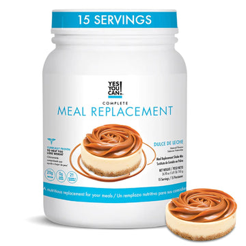 Yes You Can! Complete Meal Replacement - 15 Servings, 20G Of Protein, 0G Added Sugars, 21 Vitamins And Minerals - All-In-One Nutritious Meal Replacement Shake (Dulce De Leche)