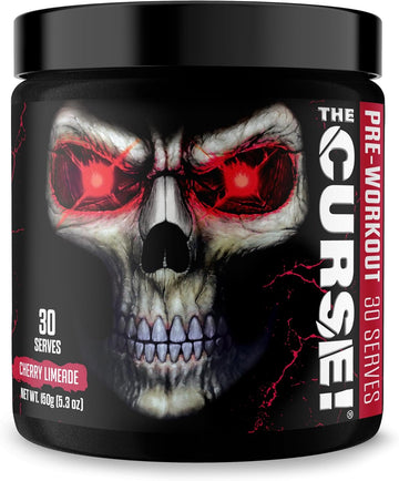 Jnx Sports The Curse! Pre Workout Powder For Men & Women, Caffeine, Beta-Alanine, Creatine, L-Citrulline, 50 Servings, Pina Colada Flavor – Boost Energy, Strength & Focus