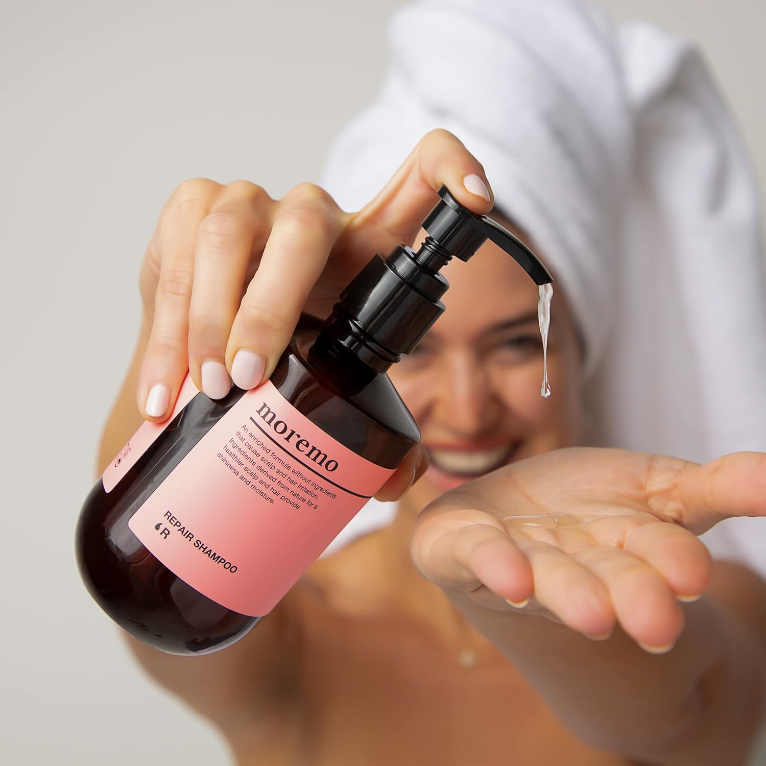 Moremo Repair Shampoo R 300Ml / Damaged Hair/Hypoallergenic Shampoo : Beauty & Personal Care