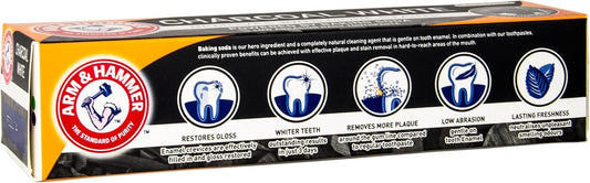 Arm & Hammer Charcoal White Toothpaste, 75ml (Pack of 2)