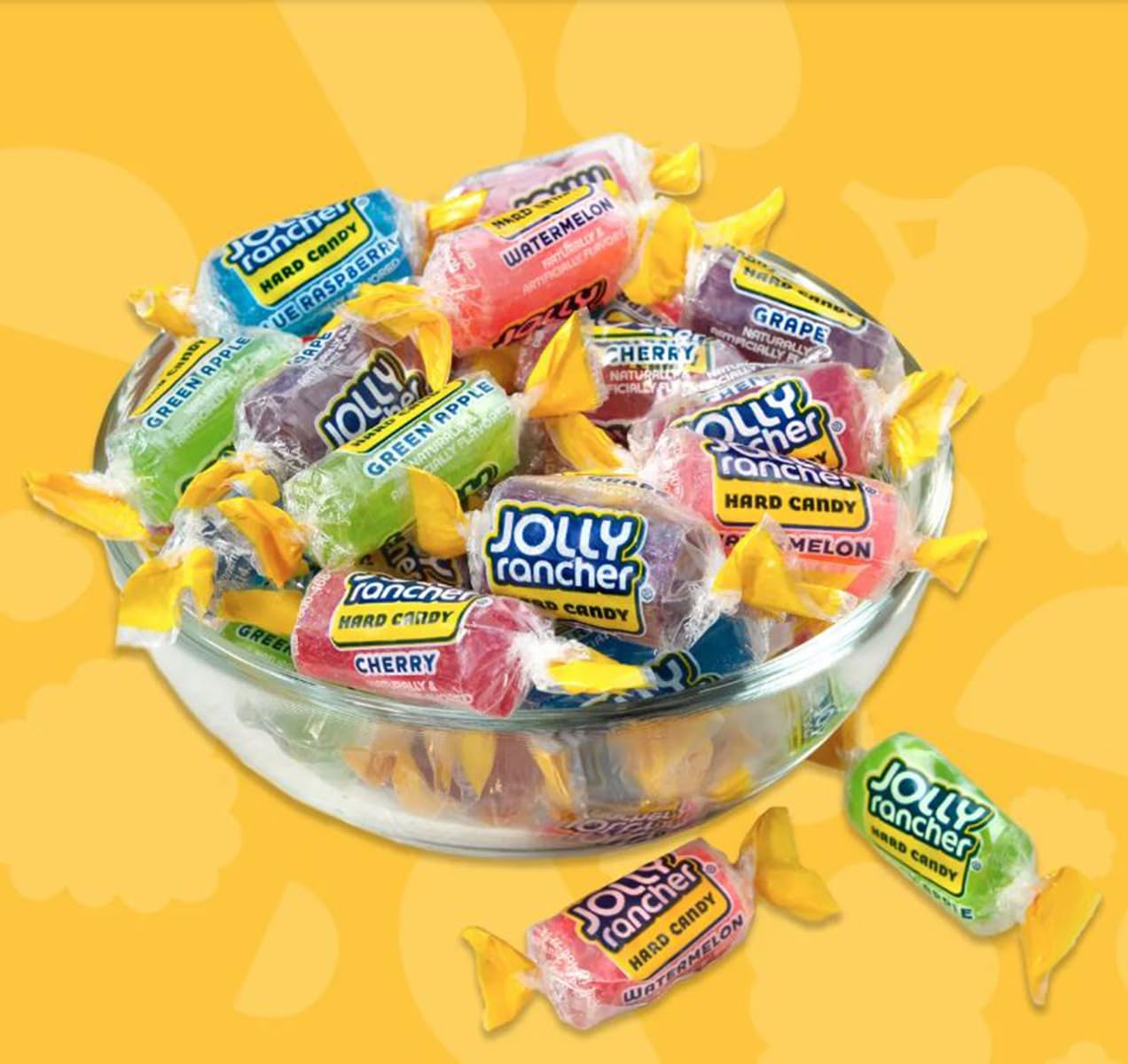 Jolly Ranchers Hard Candy Assorted - 2 Lb Bulk Bag (Approximately 150 Pieces) - Fruit-Flavored Party Treats : Grocery & Gourmet Food