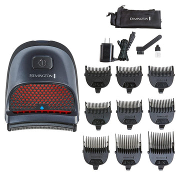 Remington Shortcut Pro Self-Haircut Kit, Waterproof Cordless Electric Razor For Head, Beard And Body With Curved Blade And 5-Minute Quick Charge