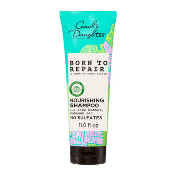 Carol'S Daughter Born To Repair Nourishing Shampoo, Sulfate-Free Hair Care For Curly Hair With Shea Butter, 11 Fl Oz