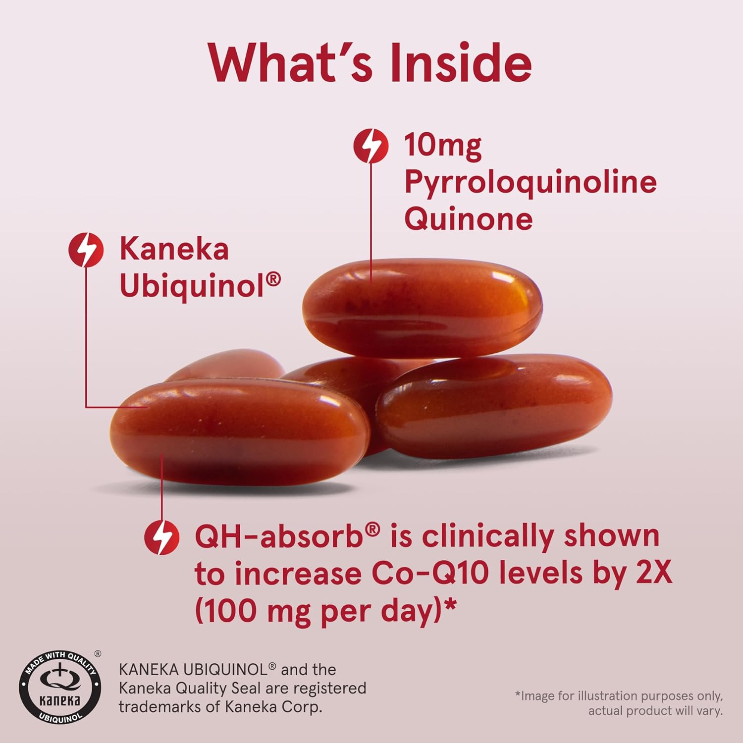 Jarrow Formulas QH-absorb + PQQ, Dietary Supplement, Antioxidant Support for Mitochondrial Biogenesis, Cellular Energy Production and Cardiovascular Health, 60 Softgels, 60 Day Supply : Health & Household