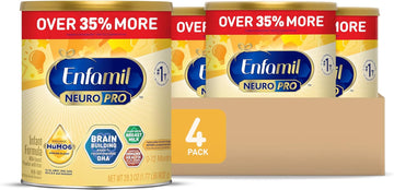 Enfamil NeuroPro Baby Formula, Milk-Based Infant Nutrition, MFGM* 5-Year Benefit, Expert-Recommended Brain-Building Omega-3 DHA, Exclusive HuMO6 Immune Blend, Non-GMO, 113.2 oz?