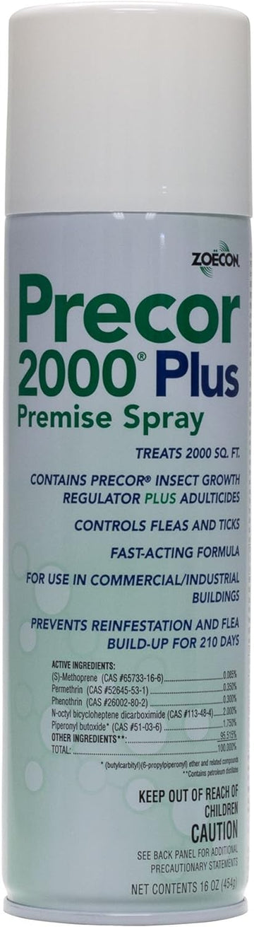 Precor 2000 Plus Spray Flea Control-1 Can ZOE1012 : Pet Flea And Tick Sprays : Pet Supplies