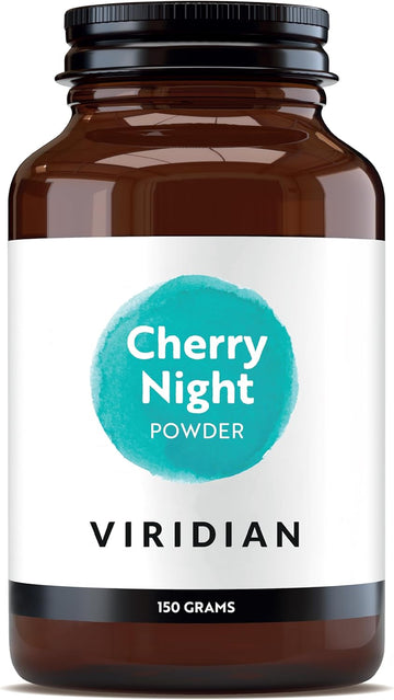 Viridian - Cherry Night Powder, 150G | Natural Bedtime Tonic | With Morello Cherries, Glycine & Magnesium | Tiredness & Fatigue | Nutritionist Formulated