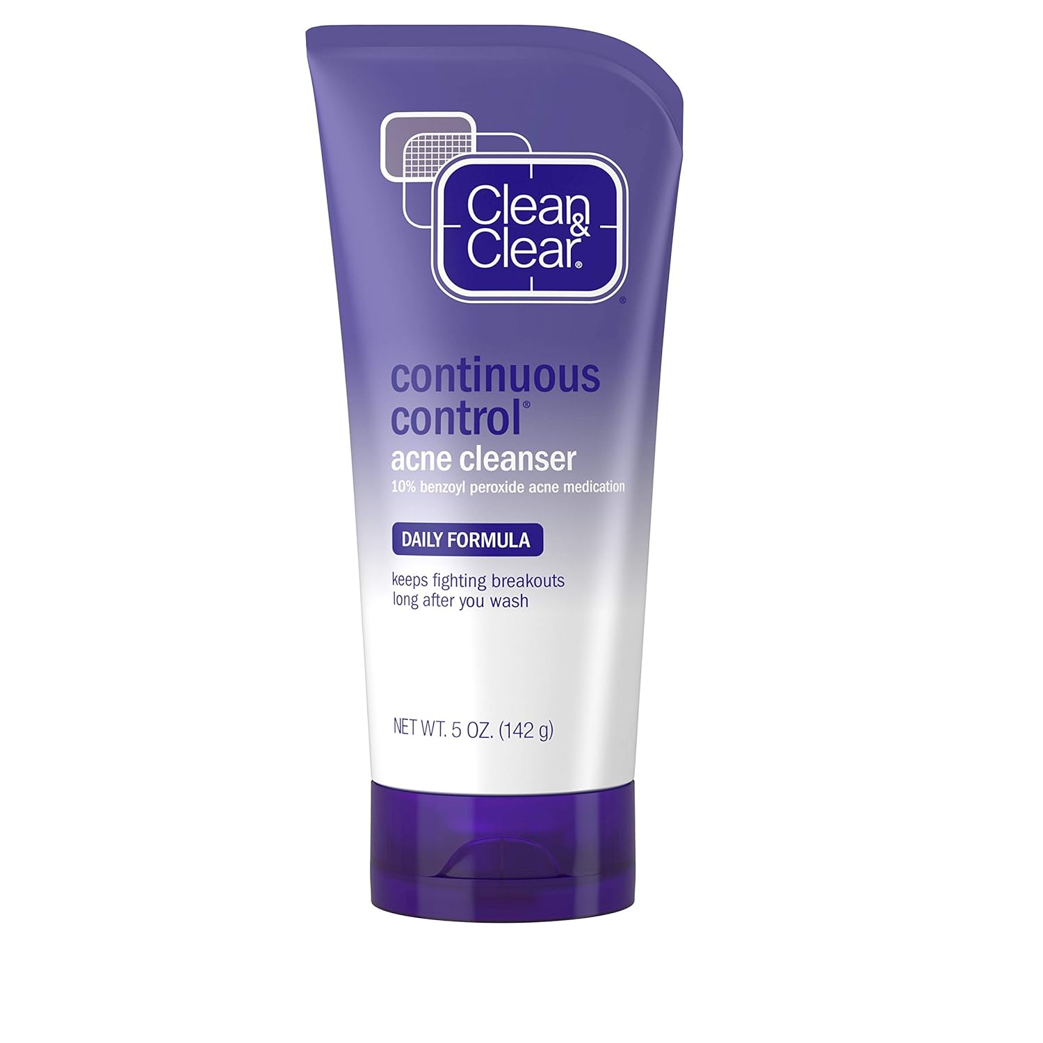 Clean & Clear Continuous Control Acne Cleanser Formula (5 Oz)