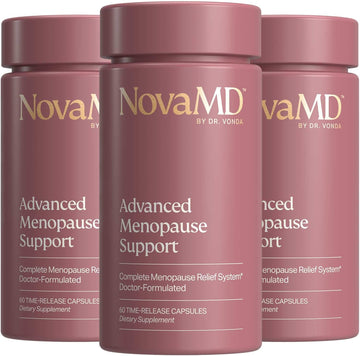 by Dr. Vonda | Clinically Proven Menopause Supplement (3 Pack) for Weight Gain, Hot Flashes, Night Sweats and Low Energy | Ashwagandha Multi-Symptom Menopause Supplement for Women