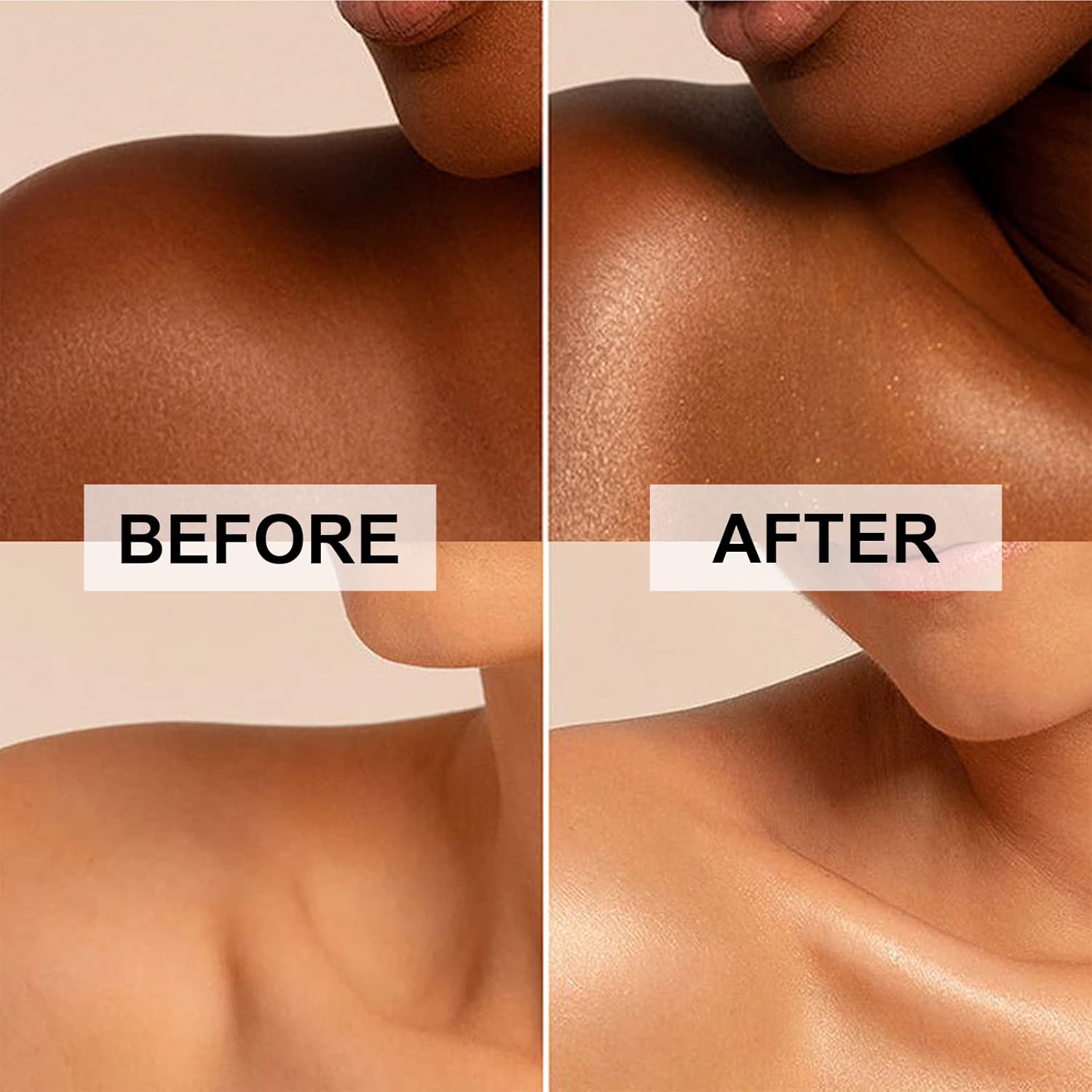 Body Shimmer Oil, Waterproof Long Lasting Moisturizing Body Luminizer Glow For Face , Liquid Illuminator Highlighter 1Oz/Jars, Makeup Brush Include (Glistening Bronze #03) : Beauty & Personal Care