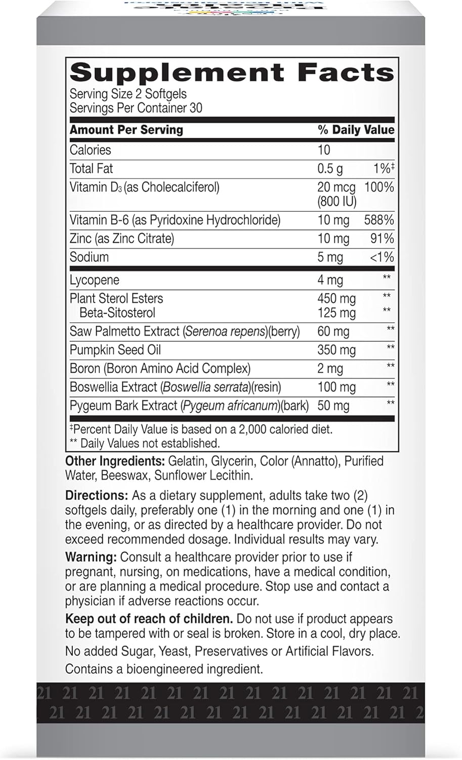 21St Century Prostate Health, 60Count