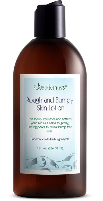 Just Nutritive Rough And Bumpy Skin Lotion | Dry Skin Lotion | Body Lotion | Smoothing Lotion For Dry, Rough Patches And Tiny Bumps | Lotion For Keratosis Pilaris 8 Oz