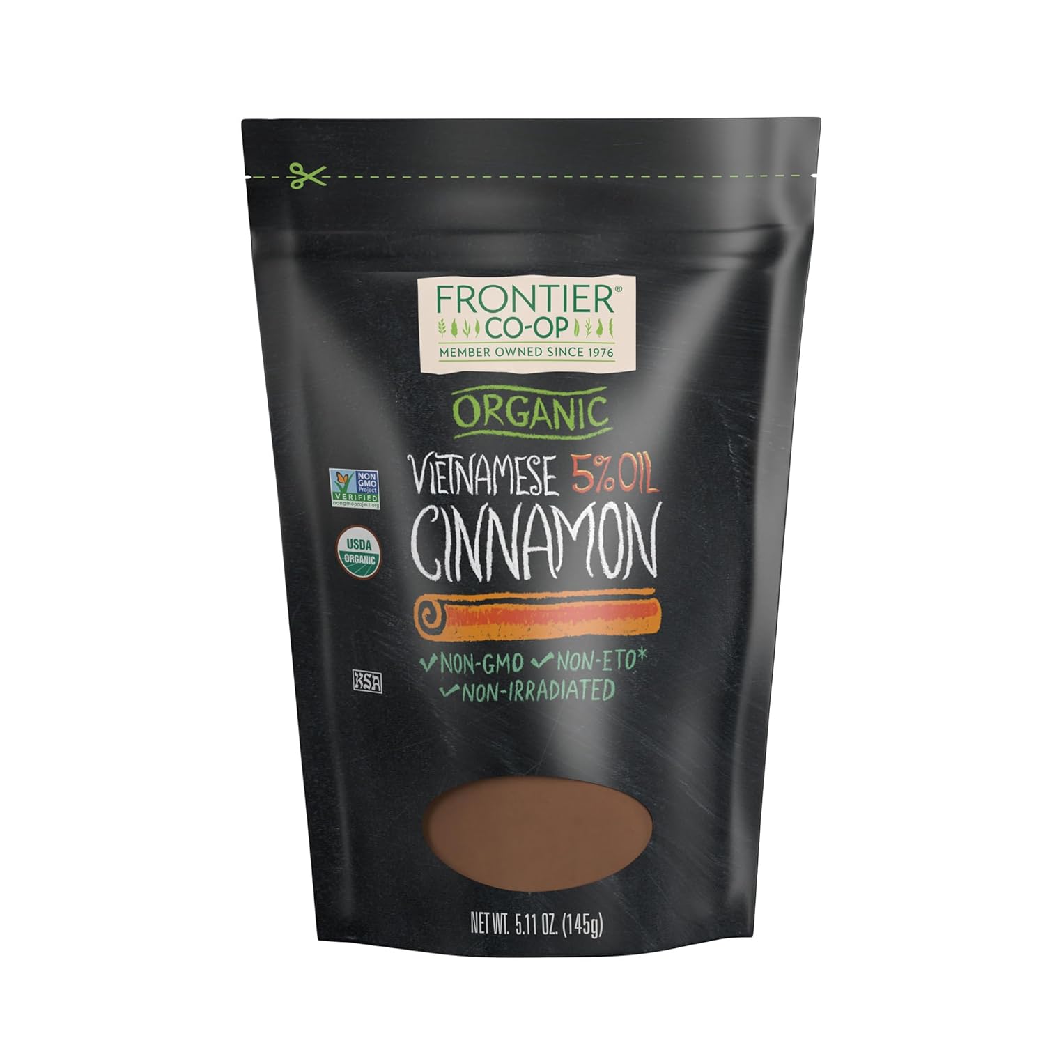 Frontier Co-Op Organic Ground Vietnamese Cinnamon 5.11Oz