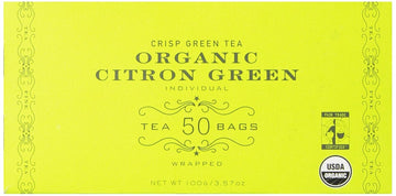 Harney & Sons Green Tea, Organic Citron, 50 Tea Bags