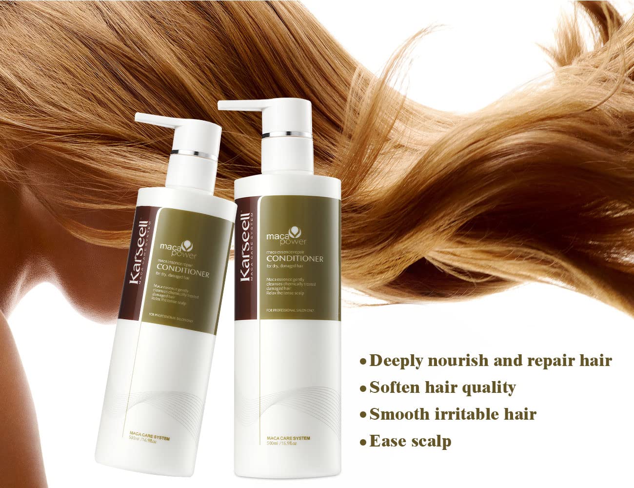 Conditioner Deep Restores Argan Oil Herbal Essence Hair Treatment Smooth Glossy for Dry and Damaged Hair 500ml 16.9 Oz : Beauty & Personal Care