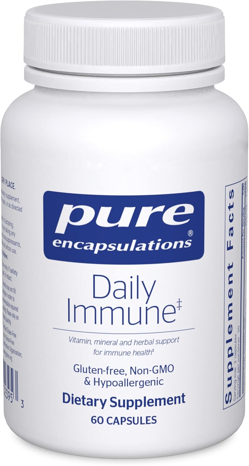 Pure Encapsulations Daily Immune | Comprehensive Immune Formula With Vitamin, Mineral, And Herbal Support | 60 Capsules